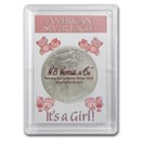 Silver American Eagle Harris Holder (It's A Girl! Design) Silver American Eagle Harris Holder (It's A Girl! Design)